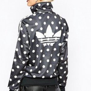 Woman's Size XS Polka Dot Adidas Track Jacket